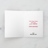 Grappig je licht mijn vuur perfecte match verjaard bedankkaart (Binnen)