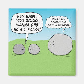 Grappig je Rock Little Boulder Koelkast Magnet (Voorkant)