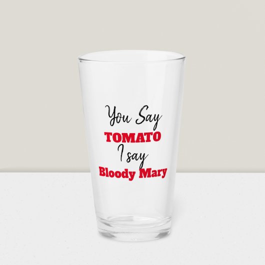 Grappig | Je zegt Tomato en ik zeg Bloody Mary Glas