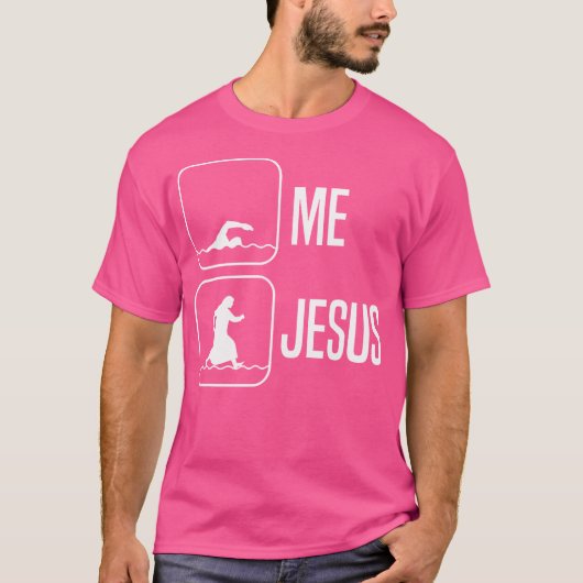 Grappig Jesus Cool Religious Christelijk Jesus T-shirt (Voorkant)