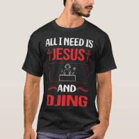 Grappig Jesus Djing DJ Disc Jockey Deejay