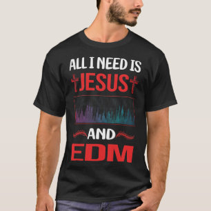 Grappig Jesus EDM T-shirt