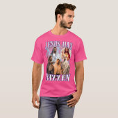 Grappig Jesus Meme citaat T-shirt (Voorkant volledig)