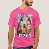 Grappig Jesus Meme citaat T-shirt (Voorkant)
