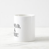 Grappig Jesus Meme YOLO JK BRB Koffiemok (Center)