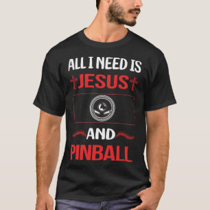 Grappig Jesus Pinball T-shirt