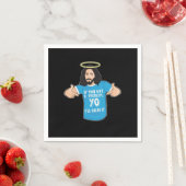 Grappig Jesus Shirt Christelijk Meme Yo Ik los het Servet (Insitu)