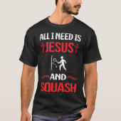 Grappig Jesus Squash T-shirt (Voorkant)