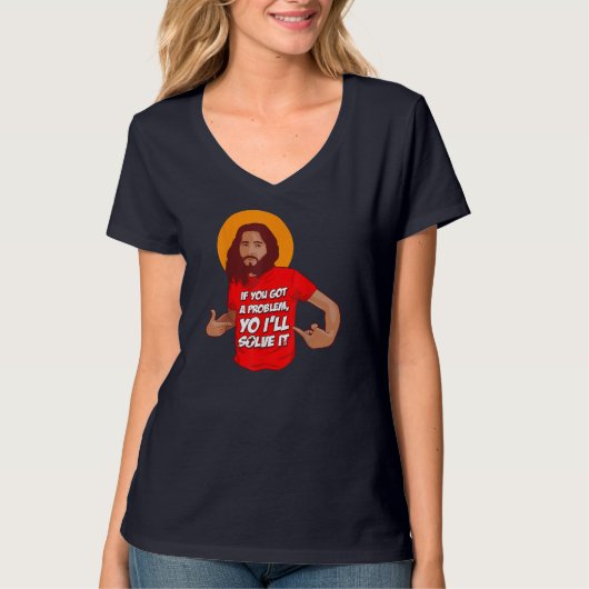 Grappig Jezus Christelijk Meme.. ik zal het oploss T-shirt (Voorkant)