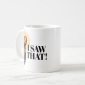 Grappig Jezus citaat - ik zag dat! Koffiemok (Voorkant links)