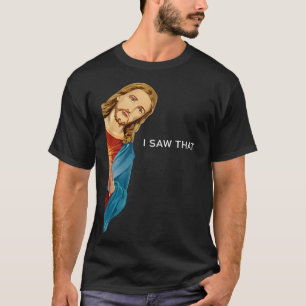 Grappig Jezus dat ik zag dat Christelijke mannen v T-shirt