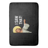 Grappig Jezus Meme dat ik zag dat het Christelijke Badmat (Voorkant Verticaal)