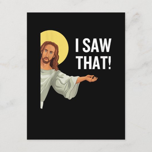 Grappig Jezus Meme dat ik zag dat het Christelijke Informatiekaartje (Voorkant)