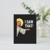 Grappig Jezus Meme dat ik zag dat het Christelijke Informatiekaartje (Staand voorkant)