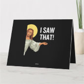 Grappig Jezus Meme dat ik zag dat het Christelijke Kaart (Achterkant)