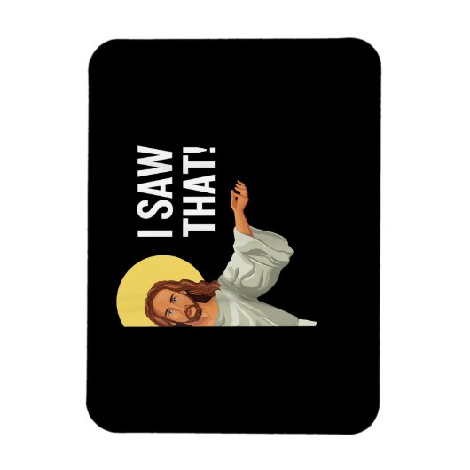 Grappig Jezus Meme dat ik zag dat het Christelijke Magneet (Verticaal)