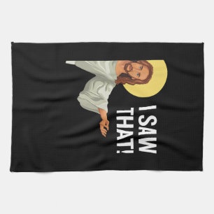 Grappig Jezus Meme dat ik zag dat het Christelijke Theedoek