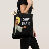 Grappig Jezus Meme dat ik zag dat het Christelijke Tote Bag (Dichtbij)