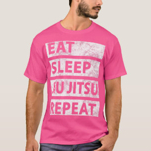 Grappig Jiu Jitsu Eet Slaap Jiu Jitsu T-shirt