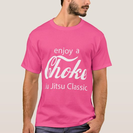 Grappig Jiu Jitsu Geniet van een Choke Hold Unique T-shirt (Voorkant)