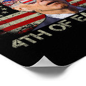 Grappig Joe Biden 4 juli Happy 4 van Pasen ons Poster (Hoek)