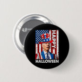 Grappig Joe Biden 4 juli Happy Halloween Amerika Ronde Button 5,7 Cm (Voorkant /achterkant)