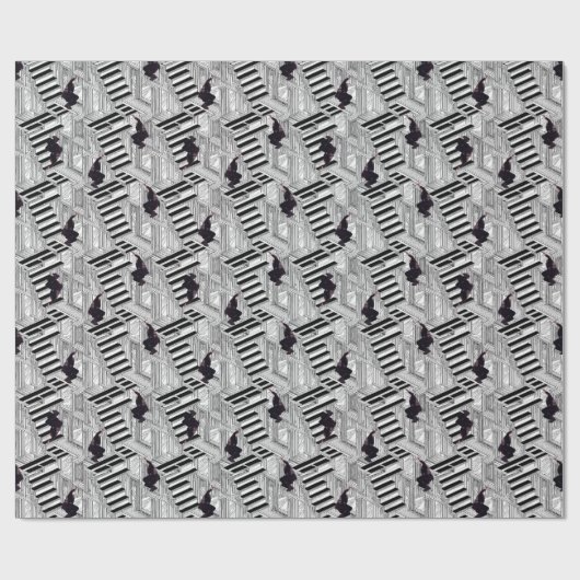 Grappig Joe Biden Falling Up Infinite Trap Cadeaupapier (Vlak)