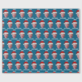 Grappig Joe Biden Happy 4th of Easter Christmas Bl Cadeaupapier (Vlak)