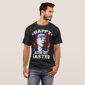 Grappig Joe Biden Happy 4th van Pasen-Amerikaanse  T-shirt (Voorkant volledig)