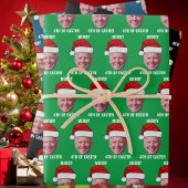 Grappig Joe Biden Happy 4th van Pasen Kerstmis Inpakpapier Vel