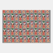 Grappig Joe Biden Kamala Harris Face Gingerbread Inpakpapier Vel (Voorkant 3)