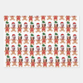 Grappig Joe Biden Kamala Harris Face Gingerbread Inpakpapier Vel (Voorkant 2)