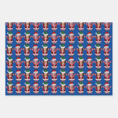 Grappig Joe Biden Kamala Harris Santa Custom Face Inpakpapier Vel (Voorkant 3)