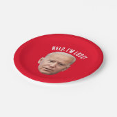 GRAPPIG JOE BIDEN KERSTFEEST PAPIER BORDEN PAPIEREN BORDJE (Gekanteld)