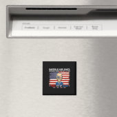 Grappig Joe Biden Merry 4th van Pasen Design Vierd Magneet (Insitu (Vaatwasser))