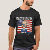 Grappig Joe Biden Merry 4th van Pasen Design Vierd T-shirt (Voorkant)