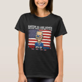 Grappig Joe Biden Merry 4th van Pasen Design Vierd T-shirt (Voorkant)