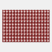 Grappig Joe Biden Sneeuwman Custom Face Foto Xmas Inpakpapier Vel (Voorkant 2)