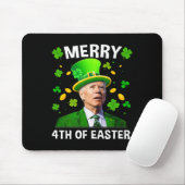 Grappig Joe Biden St Patricks Day Merry 4th of Eas Muismat (Met muis)