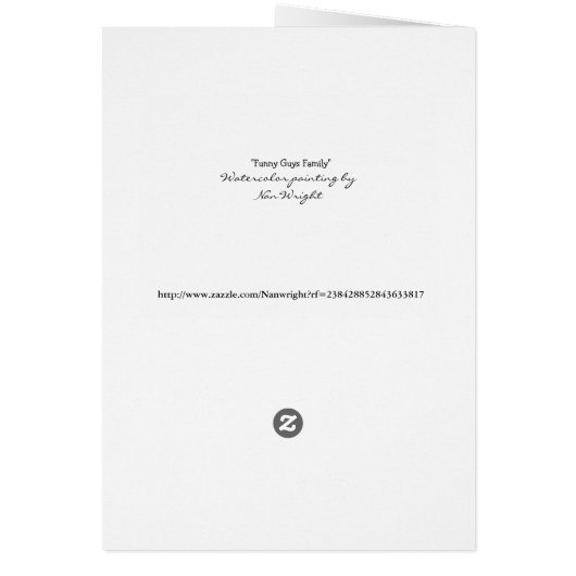 Grappig jongens en Nice Normal Familie (Achterkant)