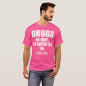 Grappig jongleren t-shirt (Voorkant volledig)