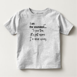 Grappig Jongste Broer Quote T-shirt