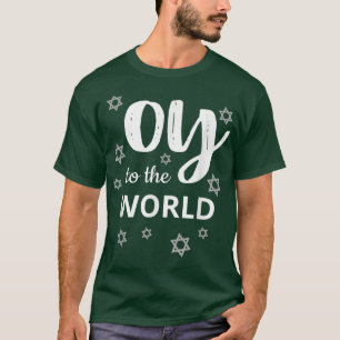 Grappig joods oy voor de wereld van de hanukkah sn t-shirt