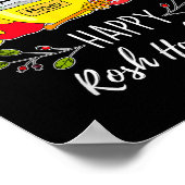 Grappig Joods Rosh Hashanah _ Joods cadeau _ Poster (Hoek)