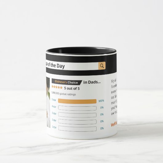 Grappig joods Vaderdag Top Rated Personaliseren Mok (Midden)