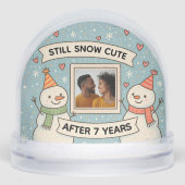 Grappig Jubileum cadeau Nog steeds Sneeuw Schattig Sneeuwbol (Voorkant)