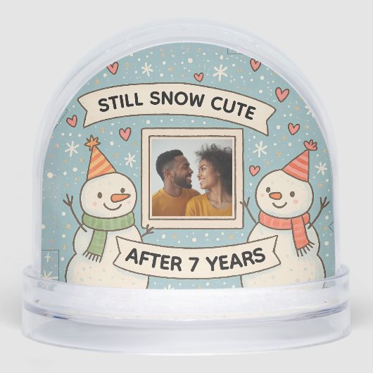 Grappig Jubileum cadeau Nog steeds Sneeuw Schattig Sneeuwbol (Voorkant)