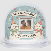 Grappig Jubileum cadeau Nog steeds Sneeuw Schattig Sneeuwbol (Achterkant)