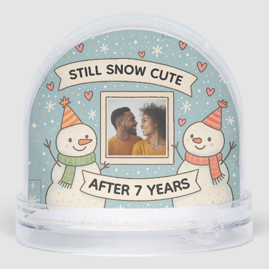 Grappig Jubileum cadeau Nog steeds Sneeuw Schattig Sneeuwbol (Achterkant)