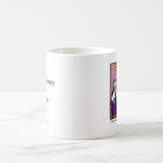 Grappig Jubileum Humor Mok (Center)